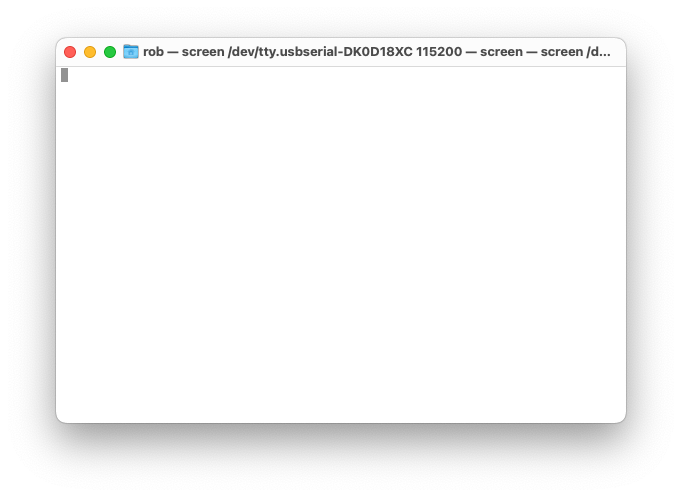 Screen - New Connection